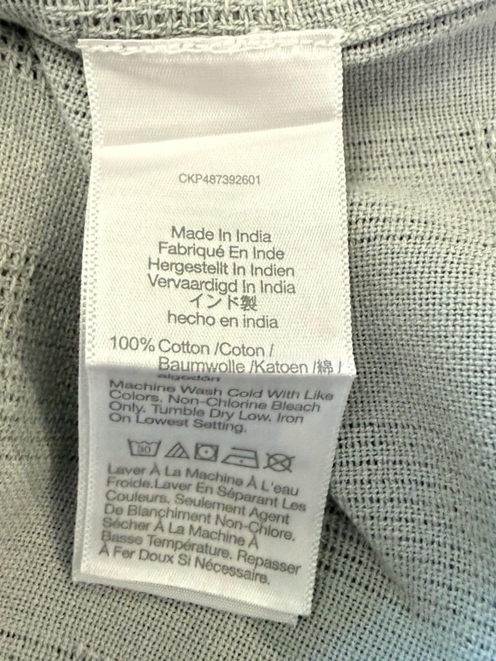 Men’s Madewell Easy Short-Sleeve in Textured Dobby 100% Cotton size XL in Grey - Picture 6 of 7
